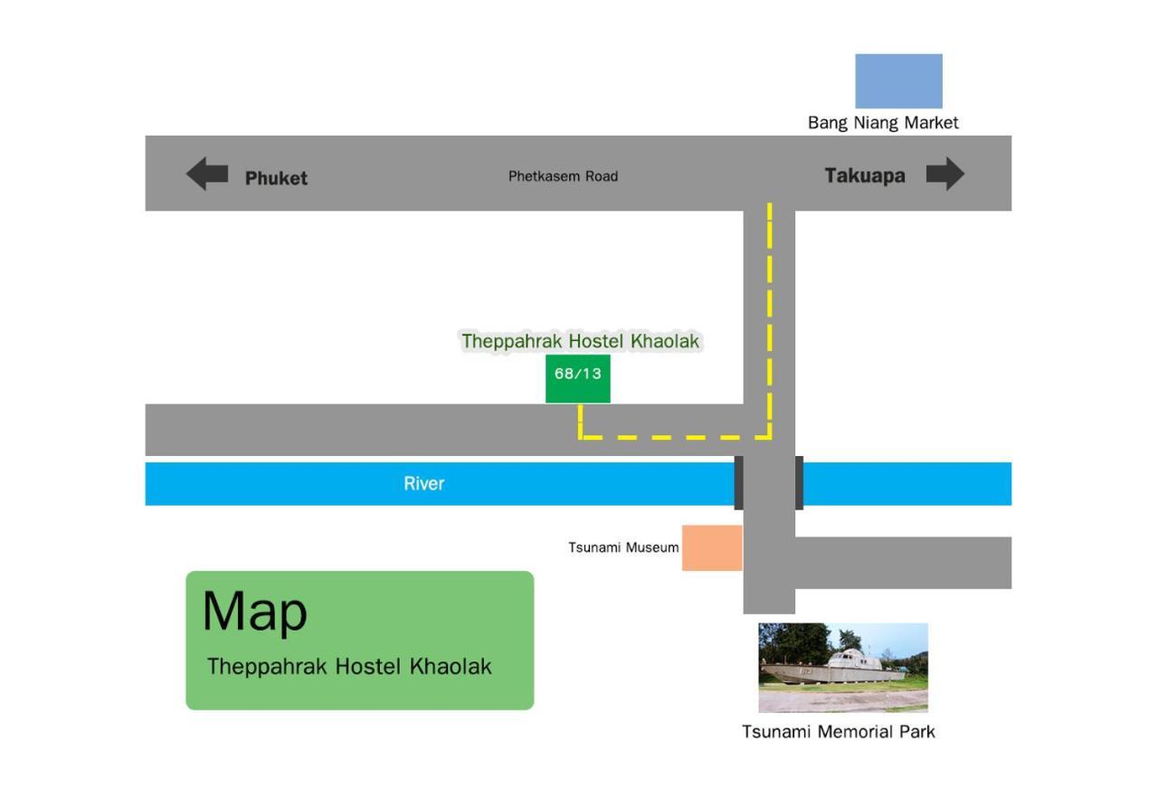 Theppahrak Hostel Khaolak Khao Lak Eksteriør bilde